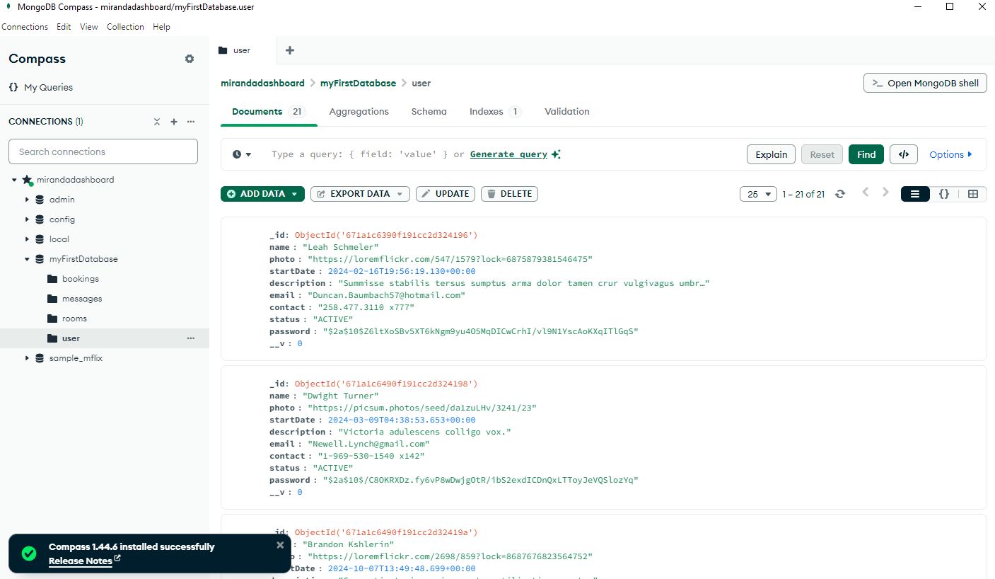 DB Dashboard